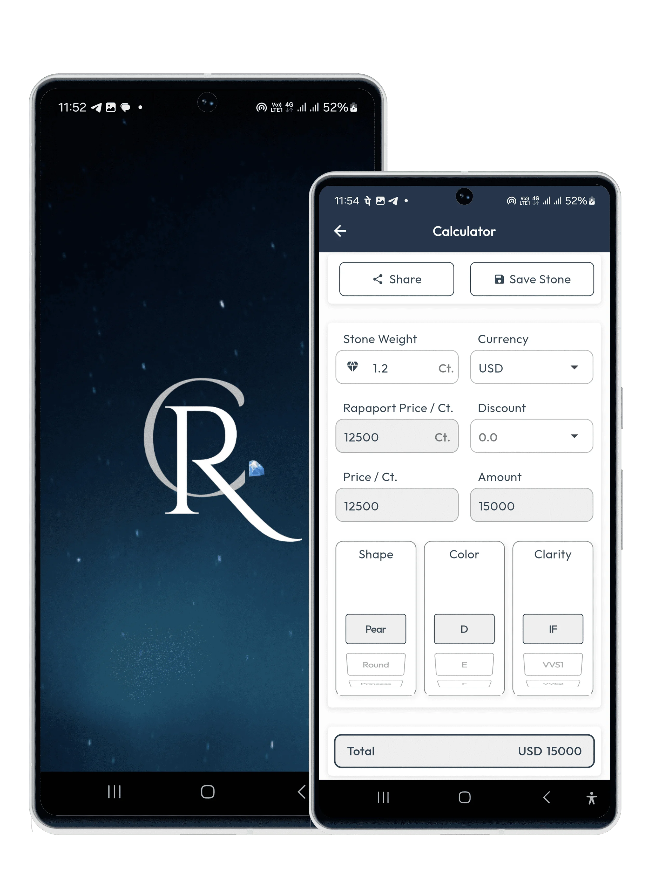 Rapaport Calculator
